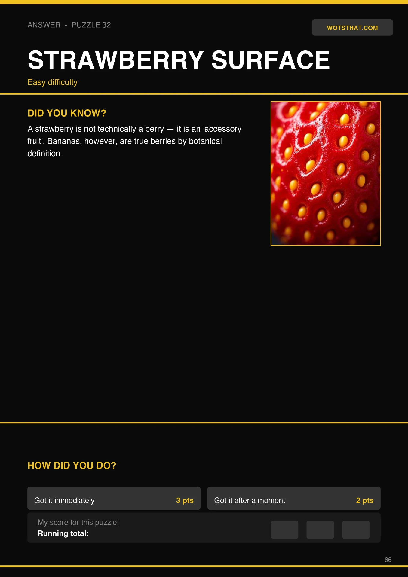 Sample answer page